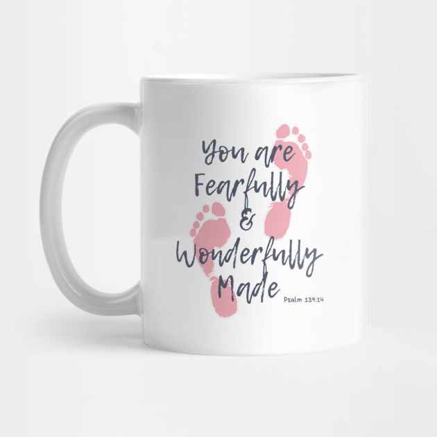 You Are Fearfully & Wonderfully Made by Saltlightbox Apparel